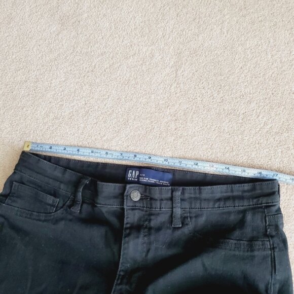 Gap Black High Rise Favorite Jegging Slim Stretch Ankle Jeans 14 - Picture 6 of 9